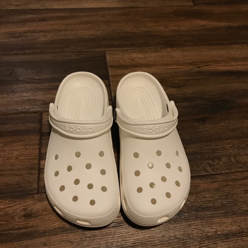 White Crocs!